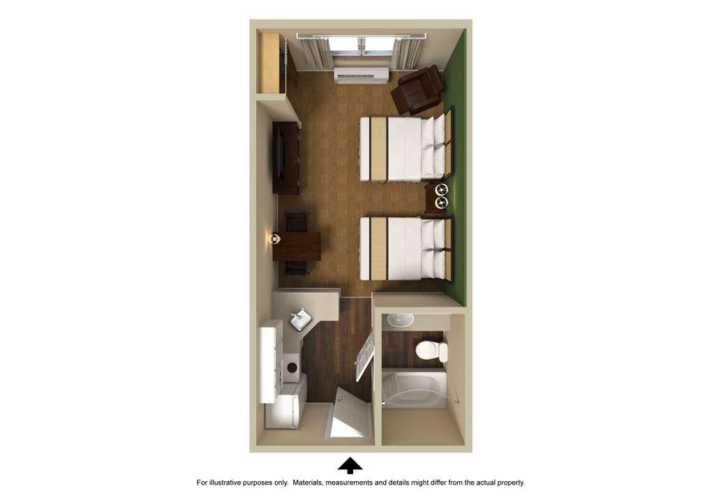 Extended Stay America Suites - Indianapolis - Каслтон Номер фото